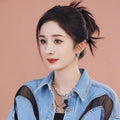 Women's Light Luxury High-grade Temperamental Minority Unique Eardrop Rings MegaBDM
