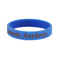 Star Concave Thickened Silicone Kobe James Basketball Bracelet - Anthony-Blue MegaBDM
