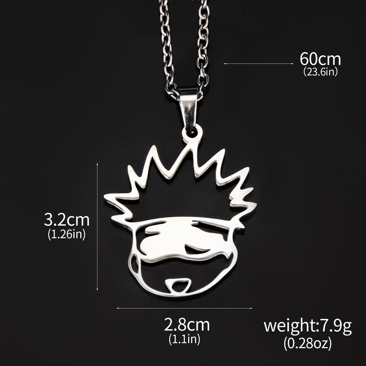 Dice Around The Spell Back To Tiger Stick You Two Necklaces - N01079-03 / Zinc Alloy MegaBDM