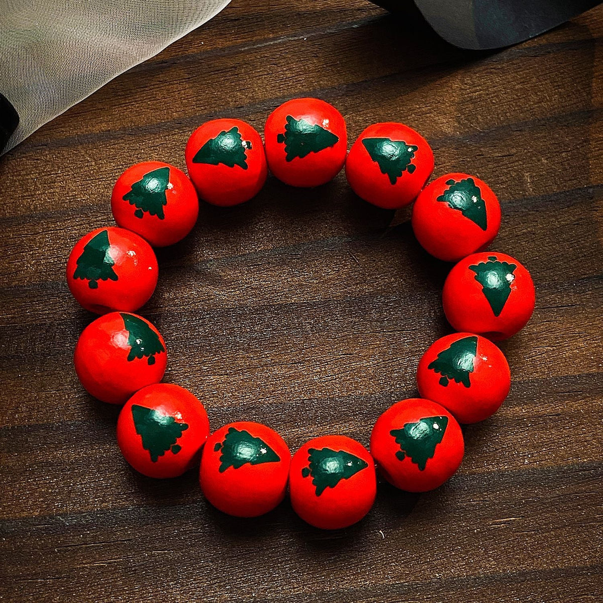 Women's & Men's Skull Spider Web Creativity Horror Halloween Bracelet - Christmas Tree A- 1190 MegaBDM