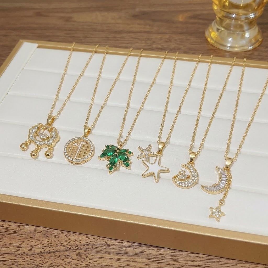 Women's Fashion Devil's Eye Creative Design Elements Popular Clavicle Necklaces MegaBDM