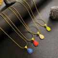 Women's Full Zirconium Drop Fashion Temperament Entry Lux Style Necklaces MegaBDM