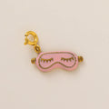 Key Tape Parts Furnace Vacuum Plating Gold Pendants - Pink Eye Mask Pendant MegaBDM