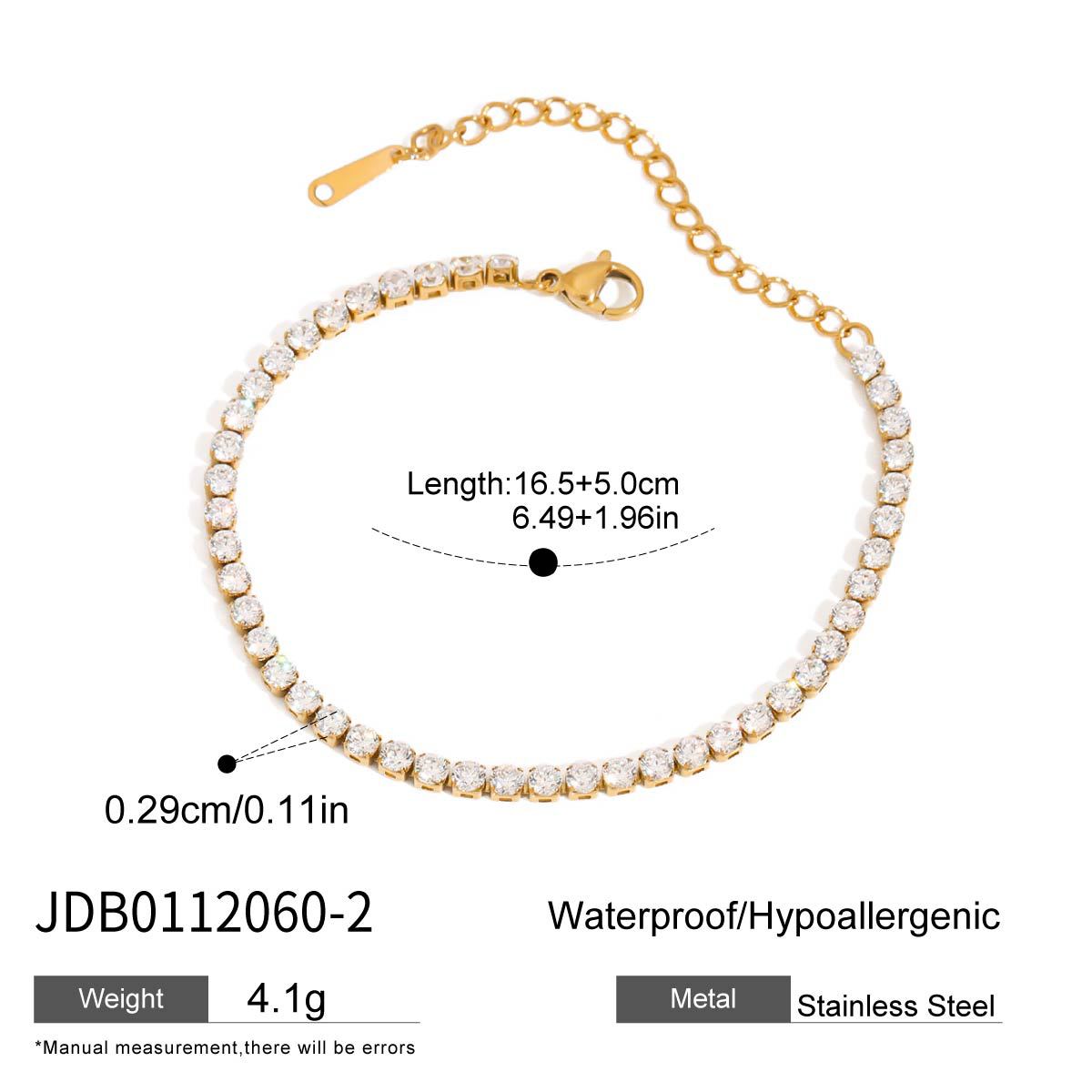 Stainless Steel Imitation Pearl Light Luxury High-grade Cross Bracelet - JDB0112060-2 MegaBDM