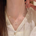 Women's Sier Light Luxury High-grade Design Clavicle Necklaces - XL0148 MegaBDM