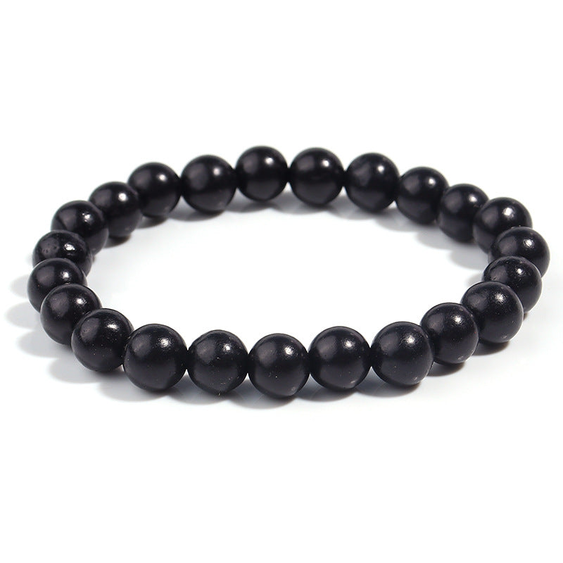 Women's & Men's Ebony Arborvitae Door Frame Ethnic Natural Bracelets - Ebony / Pure Natural MegaBDM