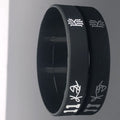 Silicone Sports Have Variety Of Trendy Stars In Different Bracelet - Black 11 MegaBDM
