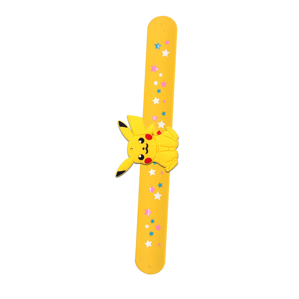 Pet Elf Silicone Slap Wrist Strap Bracelets - Yellow MegaBDM