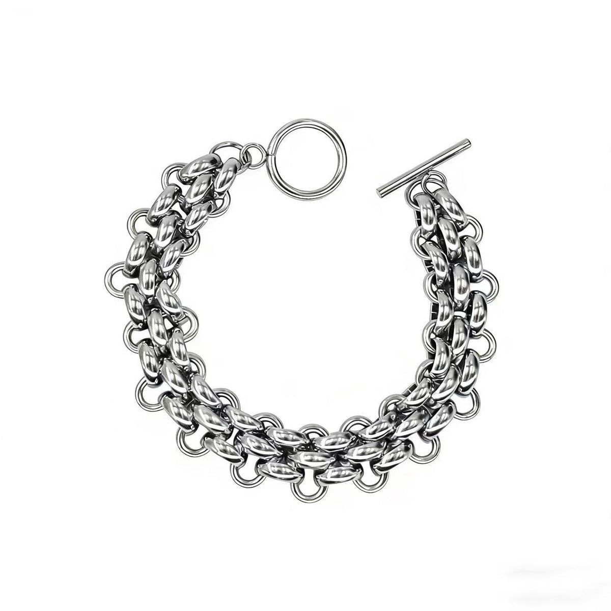 Versatile Vintage Personality Chain Fashion Design Bracelet - Steel Style 1 MegaBDM