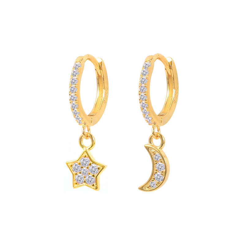 French Entry Lux Geometric Inlaid White Diamond Simple Rings - LN0638-1 MegaBDM