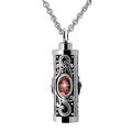 Birthday Stone Cinerary Can Be Opened With Diamond Pendants - January MegaBDM