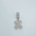 Rock Candy Personalized Fashion Hip Hop Necklaces - X-Silver (Single Pendant) MegaBDM
