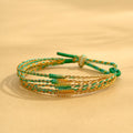 Dragon Boat Festival Colorful Rope Small Red Hand-woven Tiger Head Bracelet - 134_Colorful Reprint Rope [Lemon Green]] MegaBDM