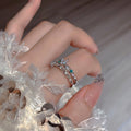 Female Sier Exquisite Versatile Niche High Rings - JZ0877 / Adjustable Opening MegaBDM