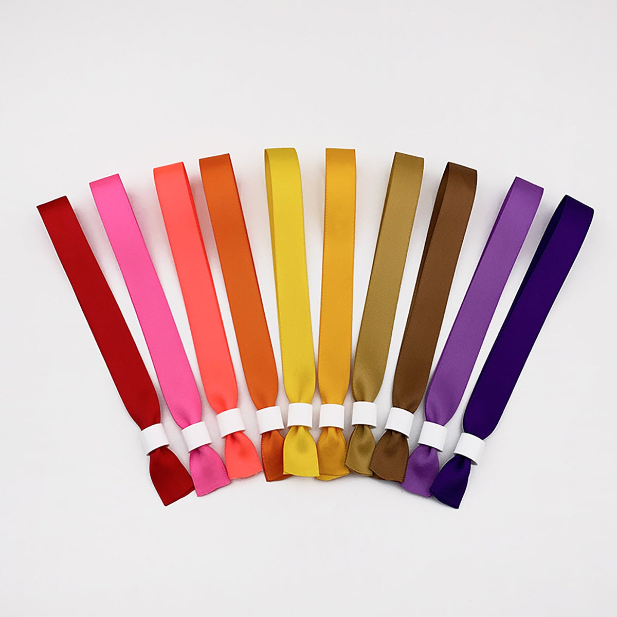 Solid Color Ribbon Hand Urgent Wristband Bracelets MegaBDM