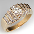 Female Geometric Design Fashion Special Interest Light Luxury Daily Ring MegaBDM