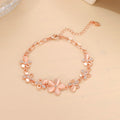 Women's Summer Fashion Flower Stone Sweet Fresh Bracelet MegaBDM