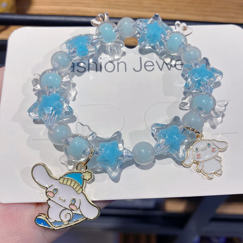 Korean Style Big Ear Dog Cartoon Bracelets - Ski Cinnamoroll Babycinnamoroll Candy Bracelet Bag MegaBDM