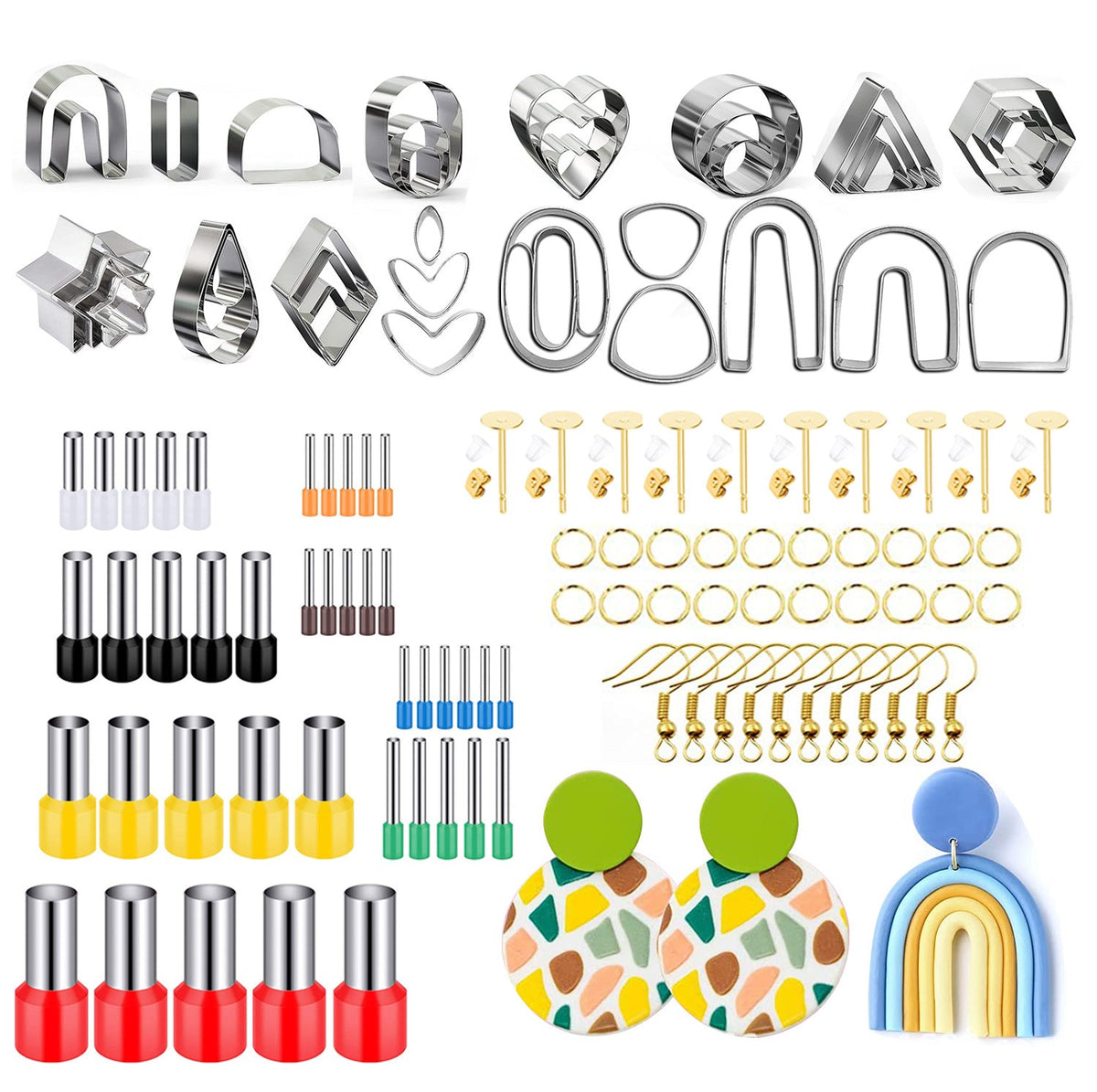 Polymer Cutter With Round Puncher Mold Earrings MegaBDM