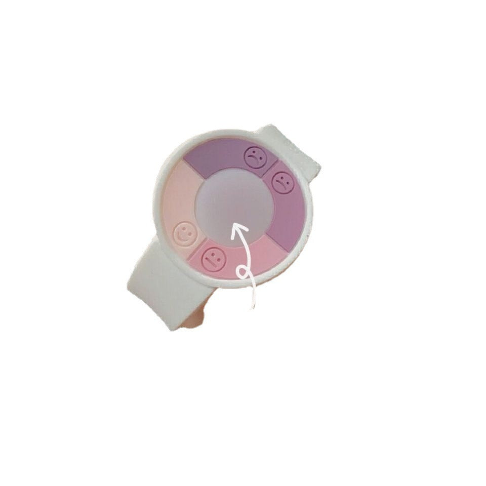 Cartoon Soft Rubber Uv Sensitive Color Changing Strength Wrist Bracelet MegaBDM