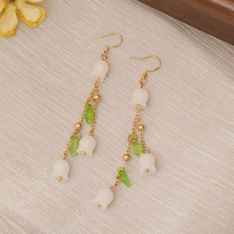 Style National Brass Ear Hook Vintage Court Ethnic Han Clothing Earrings - Earrings 74 MegaBDM