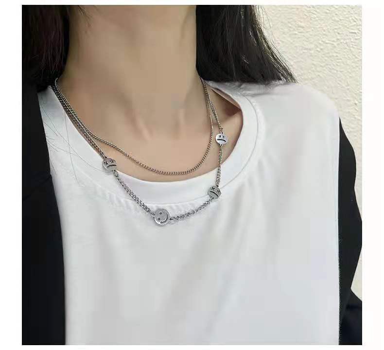 Women's & Men's Fashion Simple Titanium Steel Sweater Chain Personalized Hip Hop Necklace - B33 MegaBDM