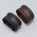 Simple Handmade Stitching Vintage Cattle Leather Bracelet MegaBDM
