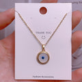 Eye Female Fashion Personality Titanium Steel Clavicle Necklaces - YJ0036 MegaBDM