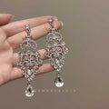 Crystal Tassel High-key Eardrop Premium Dinner Stud Earrings MegaBDM