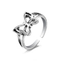 Knuckle Female Personality Rose Skull Spider Rings - THA336-04 / Adjustable Opening MegaBDM