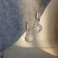 Women's Style Refined Zircon Flower Pearl Light Luxury High-grade Ear Earrings - 68# Ear Clip-Environmental Protection-Silver MegaBDM