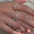 Women's Sier Sparkling For Trendy Design Index Finger Light Luxury Bracelets MegaBDM