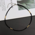 Korean Style Fashionable Colorful Bohemian Golden Balls Bead Handmade Ethnic Necklaces - 9 MegaBDM