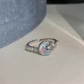 Women's Bow Tie Fashion Elegant Graceful Index Finger Light Luxury Minority Ring - Moon Ring MegaBDM