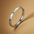 Women's Titanium Steel Design Starry Stainless Style High-grade Bracelets - 9-2 Steel Color Three Diamonds / No. 5 MegaBDM
