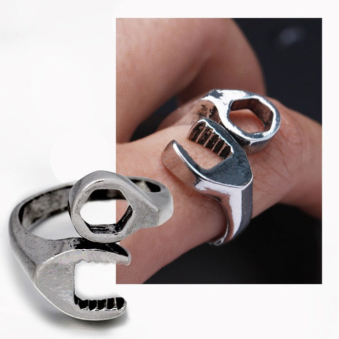 Wrench Tool Personality Fashion Electroplating Live Rings MegaBDM