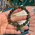 Natural A- Level Jade Ball Beads Bracelets - 8.5mm Oil Green round Beads .. MegaBDM