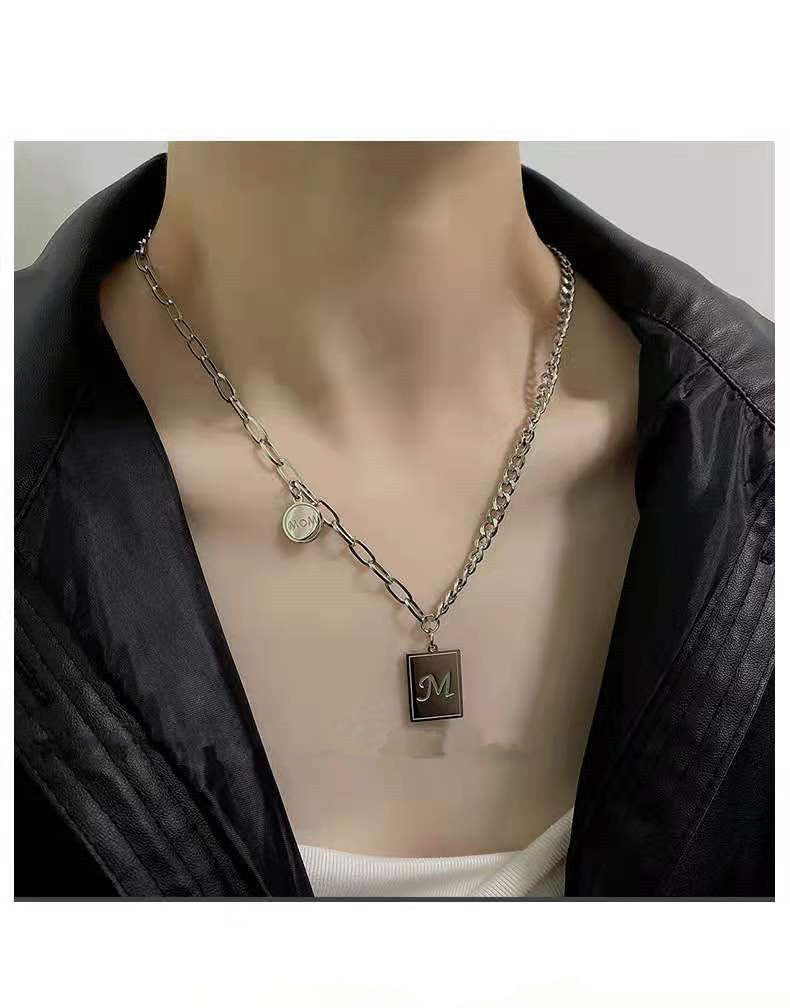 Women's & Men's Fashion Simple Titanium Steel Sweater Chain Personalized Hip Hop Necklace - B39 MegaBDM