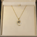 Women's Elegant Rainbow Fashion Star Moon Clavicle Necklaces - X0367 MegaBDM