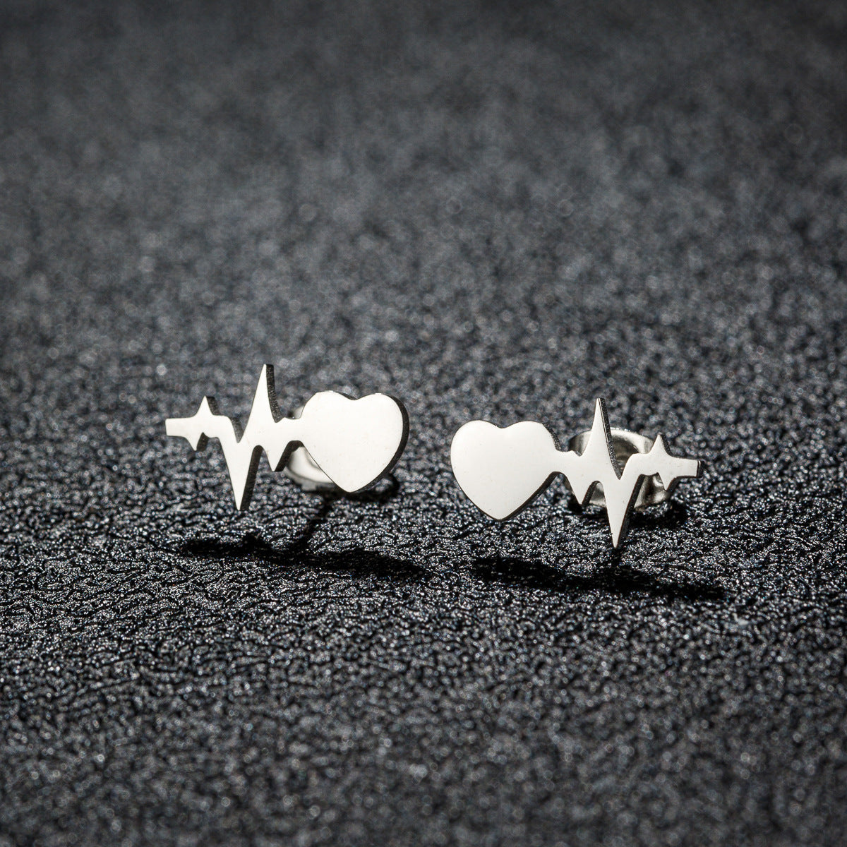 Women's Fashion Stainless Steel Personality Simple Style Bowknot Stud Earrings - 114 Steel Color MegaBDM