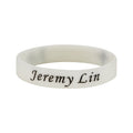Star Concave Thickened Silicone Kobe James Basketball Bracelet - Lin Shuhao-Luminous White MegaBDM