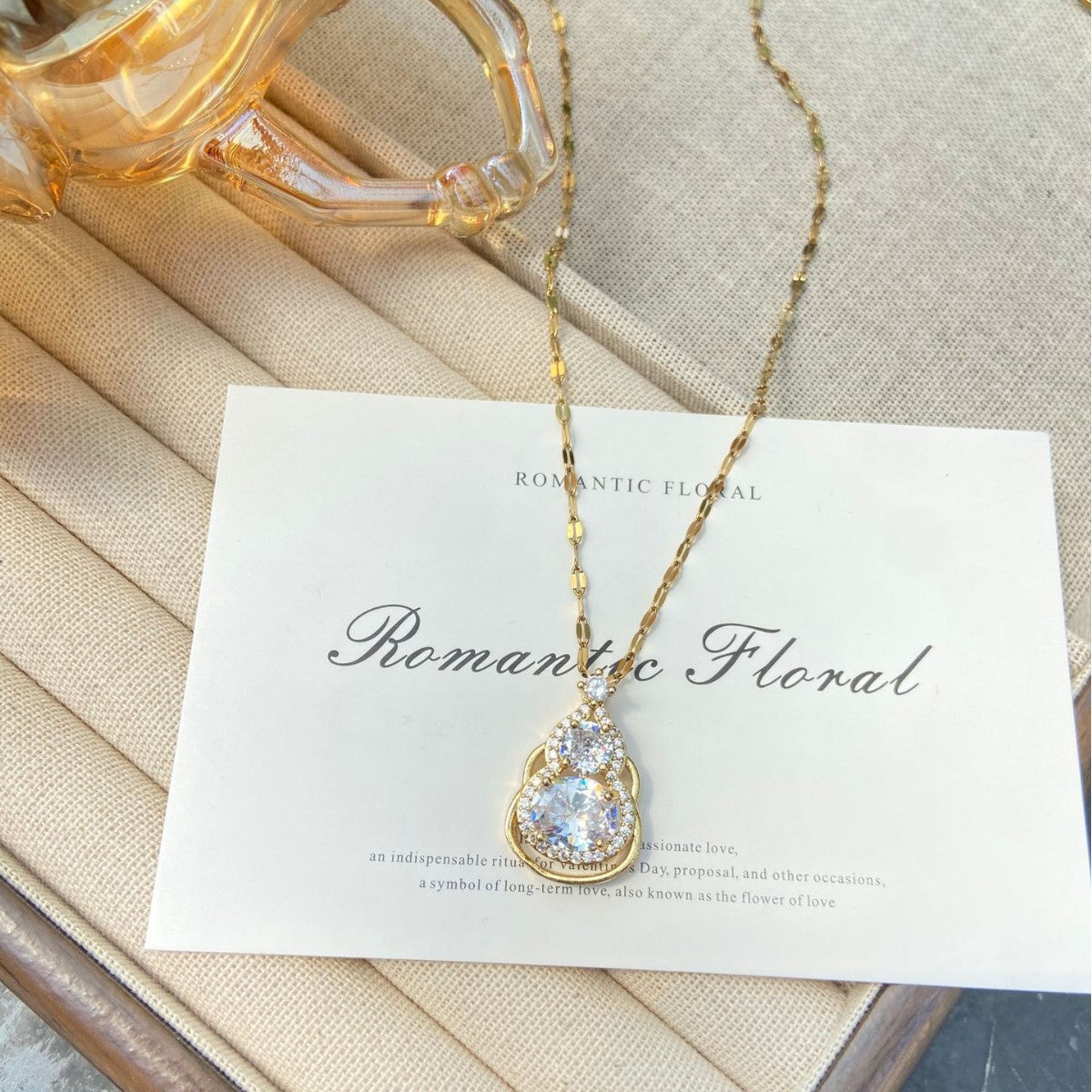 Copper Retro High-grade Fashion Purple Gourd Exquisite Necklaces - White Gourd Necklace MegaBDM