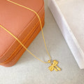 Steel Cold Wind Temperamental Tassels Butterfly Fashion High Necklace MegaBDM