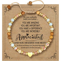 Drawing Stone African Pine Heart Pink Crystal Golden Pendants - 9 MegaBDM