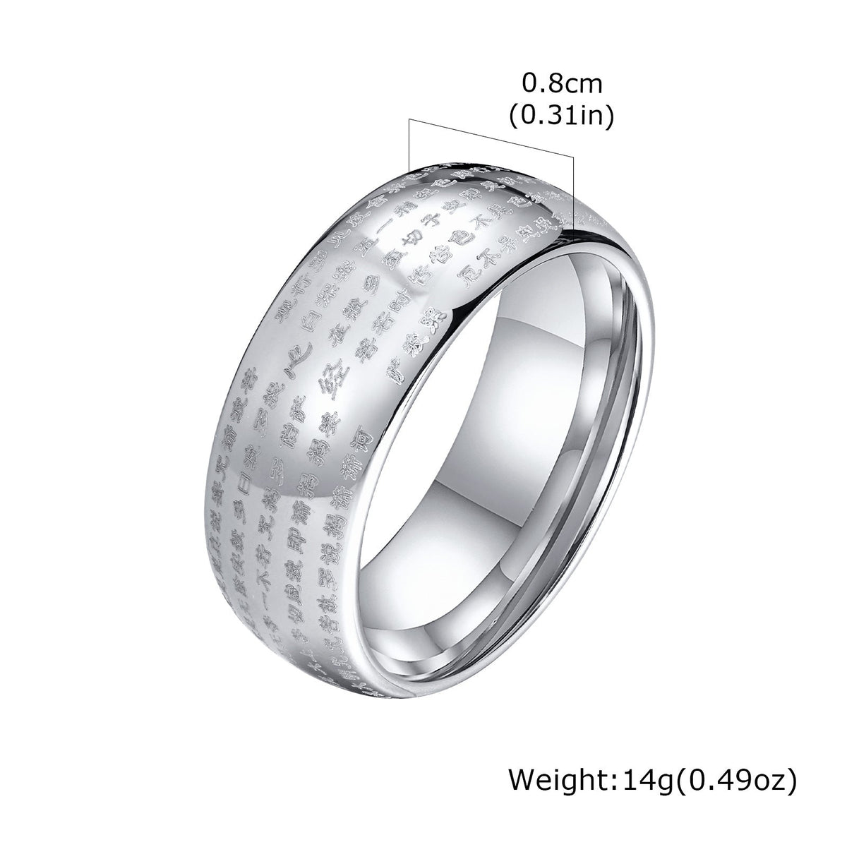 Men's Mixed Batch Fashion Tungsten Laser Sutra Rings MegaBDM