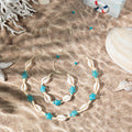 Holiday Ocean Style Cartoon Shell Design Starfish Necklaces - 25021601-B / Shell Turquoise MegaBDM