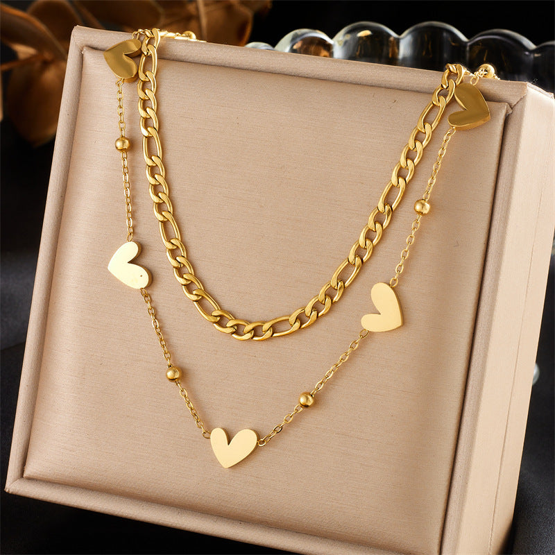 Clavicle Chain Simple Temperament Entry Lux Pendants - N2744 MegaBDM