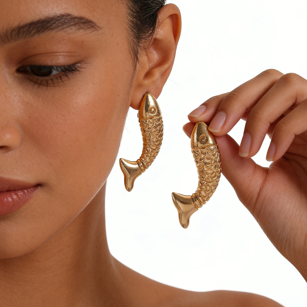 Women's Pair Yu Cute Simple Fun For Vintage Ocean Style Earrings MegaBDM