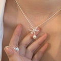 Starfish Imitation Pearl Female Niche Unique Design Sense Refined Necklace - XL2052 MegaBDM