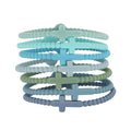 Graceful Children's Hot Simple Thin Cross Bracelets - No. 5 Combination (Seven-Piece) Size M MegaBDM